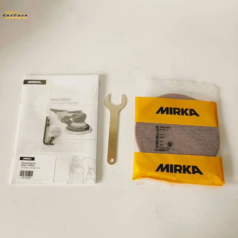 Mirka 6 pollici 350W levigatrice elettrica orbitale 150mm carta vetrata smerigliatrice per legno levigatrice utensili elettrici vernice per auto