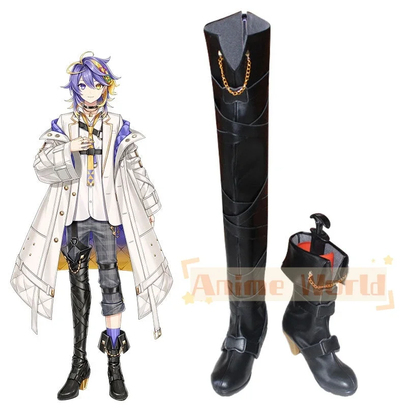 Virtual YouTuber Nijisanji ILUNA Aster Arcadia Shoes Cosplay Boots Halloween Carnival Boots Custom Made