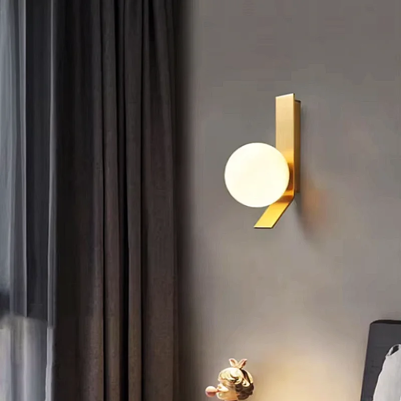 Modern Minimalist Creative Headboard Desk Lamp For Bedroom Living Room Hotel Feature Wall Staircase Corridor - Wall Lighting