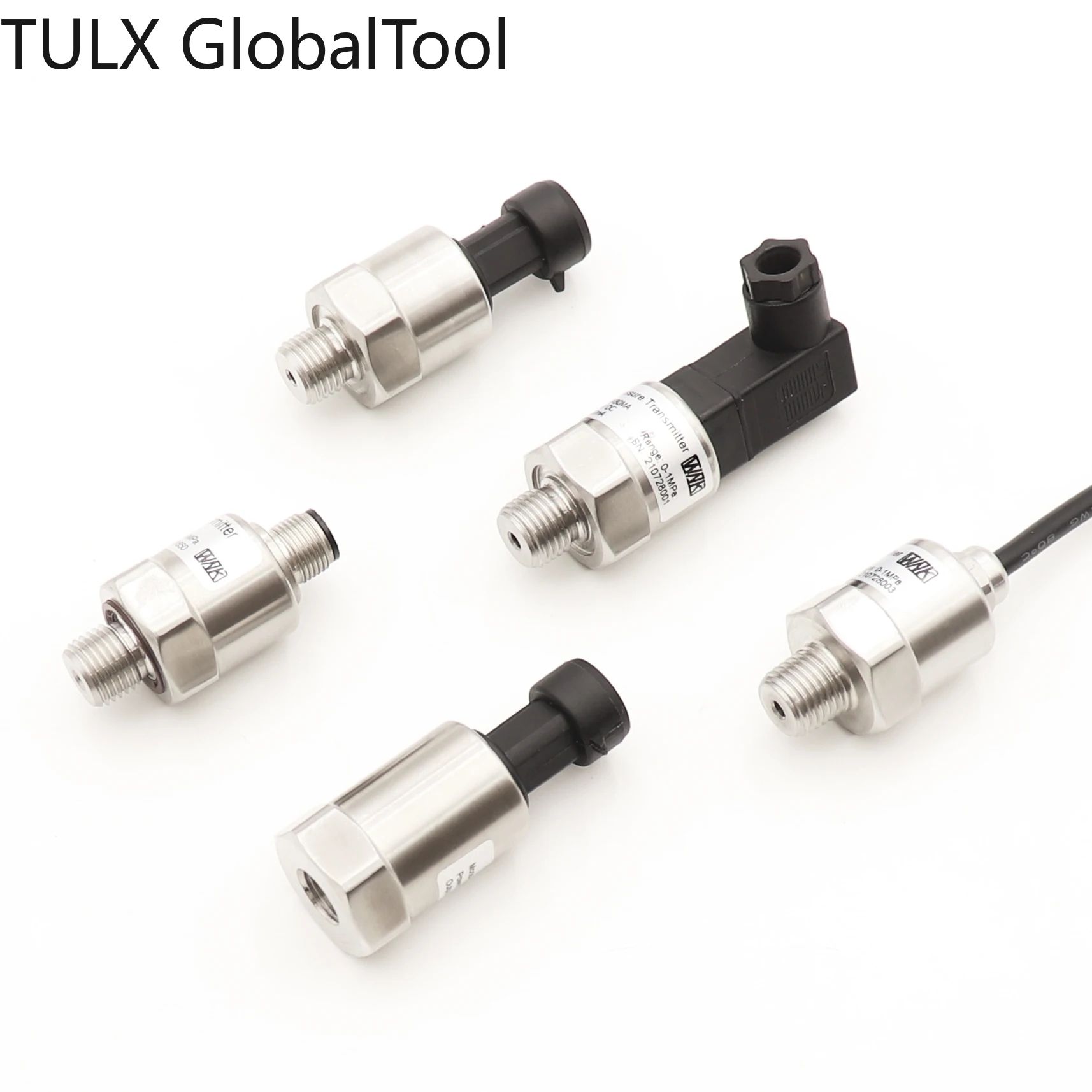 

TULX Industrial Pressure Transducer 0-10V 4-20mA Output Gauge Absolute Pressure Sensor Air Compressor OEM