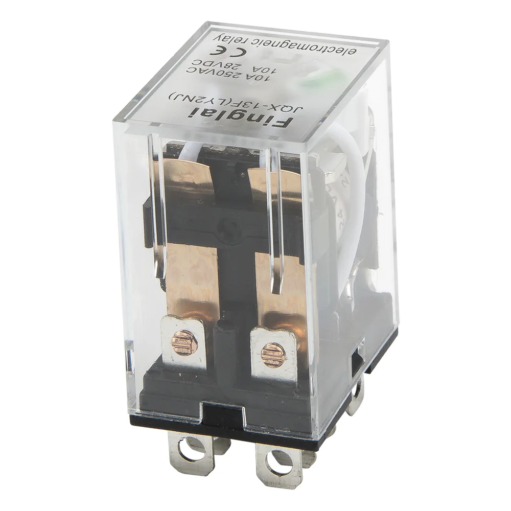 10pcs/lot JQX-13FL electromagnetic relay with LED indicator LY2 HH62P series AC 220V DC 24V 12V LY2NJ HH62PL HH62P-L