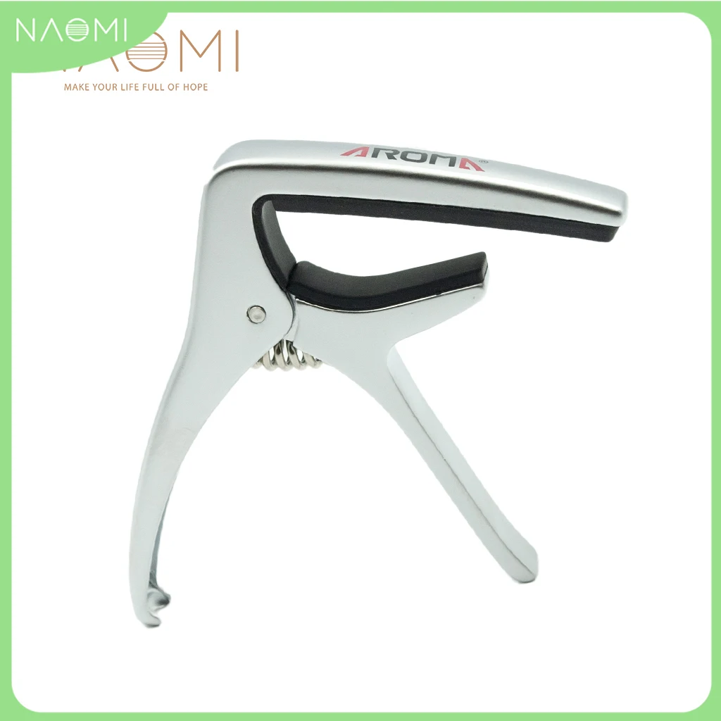 AROMA AC-21 Guitar Capo Metal Alloy Versatile Guitar Capo W/Bridge Pin Puller Capotraste Guitar Accessories