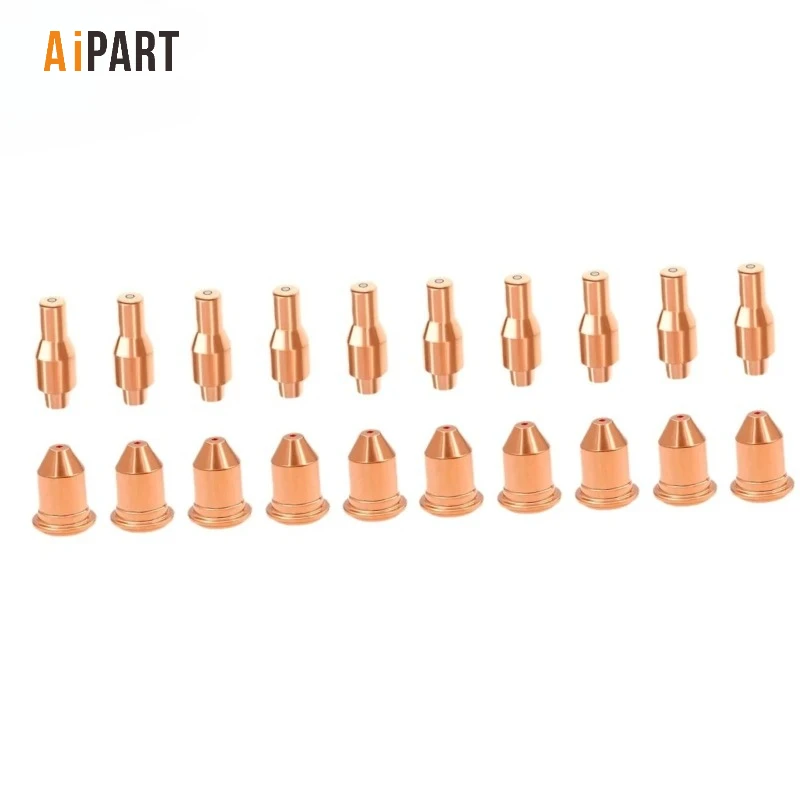 

Electrode 56576 Nozzle 56811 Tips 0.9mm for Titanium 45 Cutter IPT-45 Plasma Cutting Torch 45Amps PKG/20