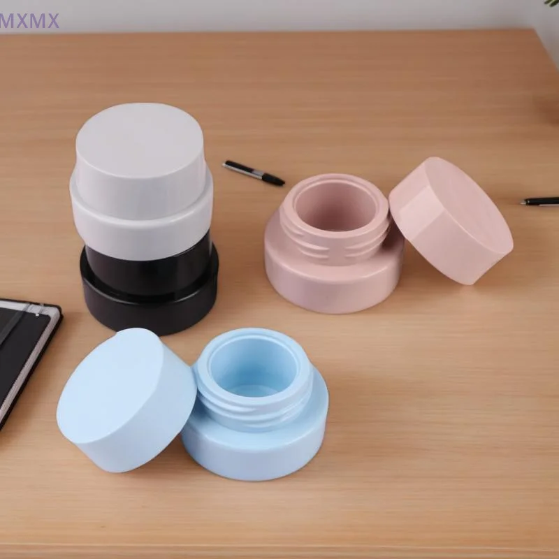 

5g Empty Plastic Nail Art Cosmetic Square Containers Jar Face Cream Pot Nail Gel Powder Box Makeup Lotion Tool Packaging