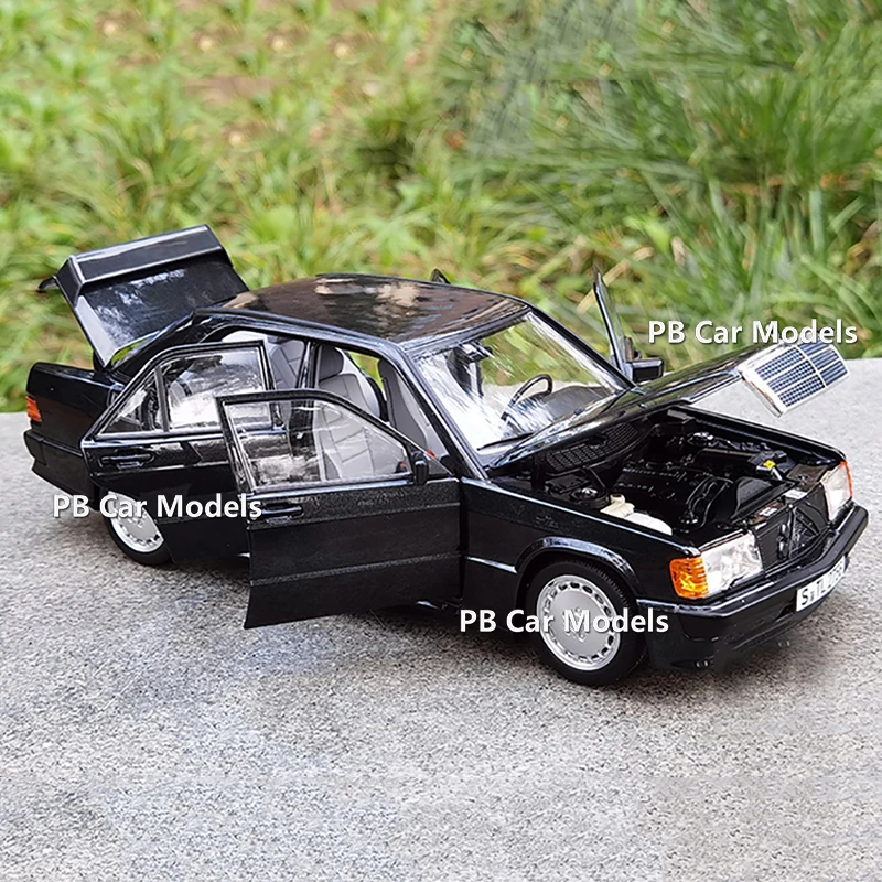 1984 190E W201 classic car NOREV 1:18 simulation alloy car model ornament tail version