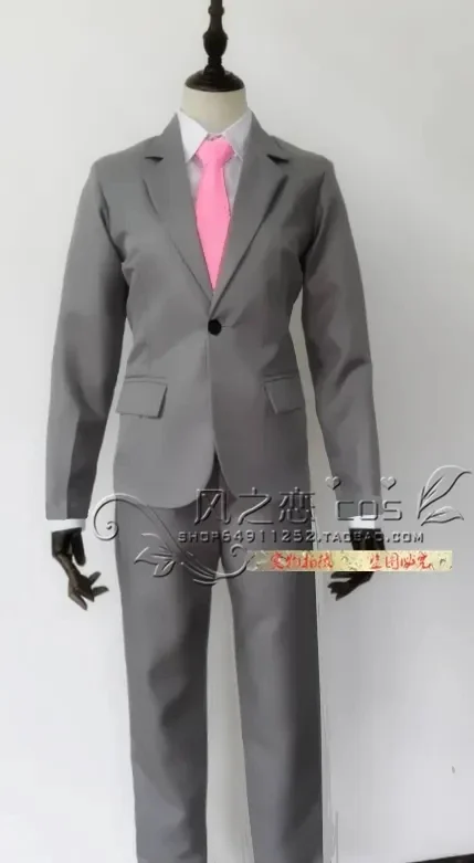 Mob Psycho-disfraz de Cosplay de Arataka Reigen, traje de fiesta de Halloween, peluca, juguete DIY para mujeres y hombres adultos, 100