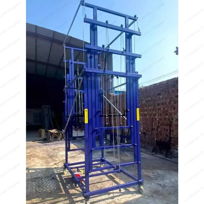 Electric scaffolding Load bearing  800/1000/1200KG Cheap steel Metal frame Remote control Mobile Lifting platform Hydraulic