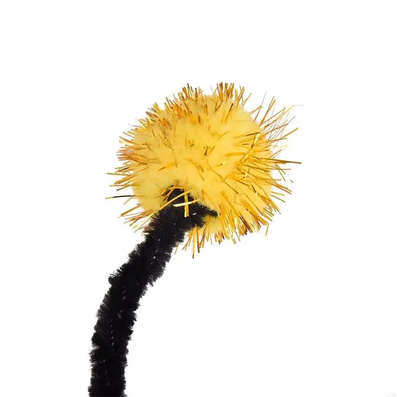 N58f Tier Kostüm Set Biene Ohren Stirnband Flügel -Röcke für Kinder Mädchen Halloween Party Kostüm Tier Cosplay