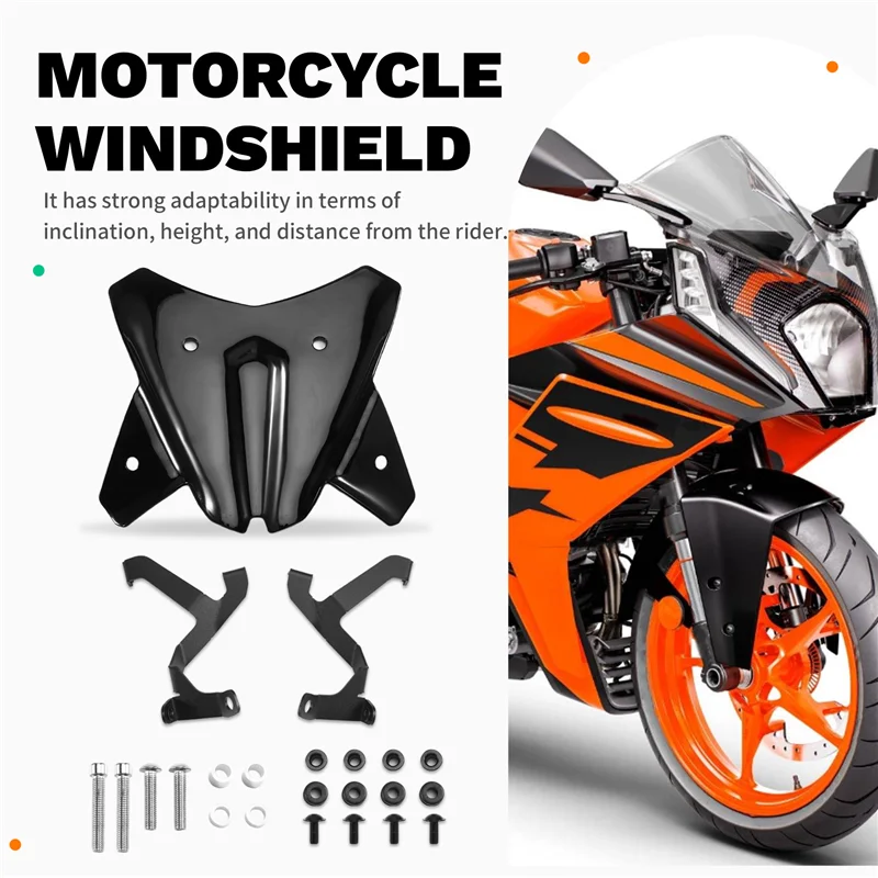 

Windscreen Visor Viser Sport Windshield Motorcycle Accessories Kit For 125 Duke 390Duke 125 DUKE 390DUKE 2024