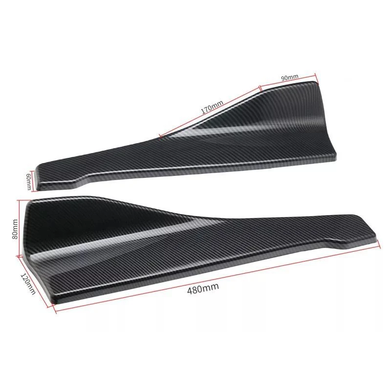 Universal Car Side Skirt Bumper Spoiler Splitter Protector For Bmw E92 Coupe Accessories Porsche 996 Bmw M5 F90 Mg5