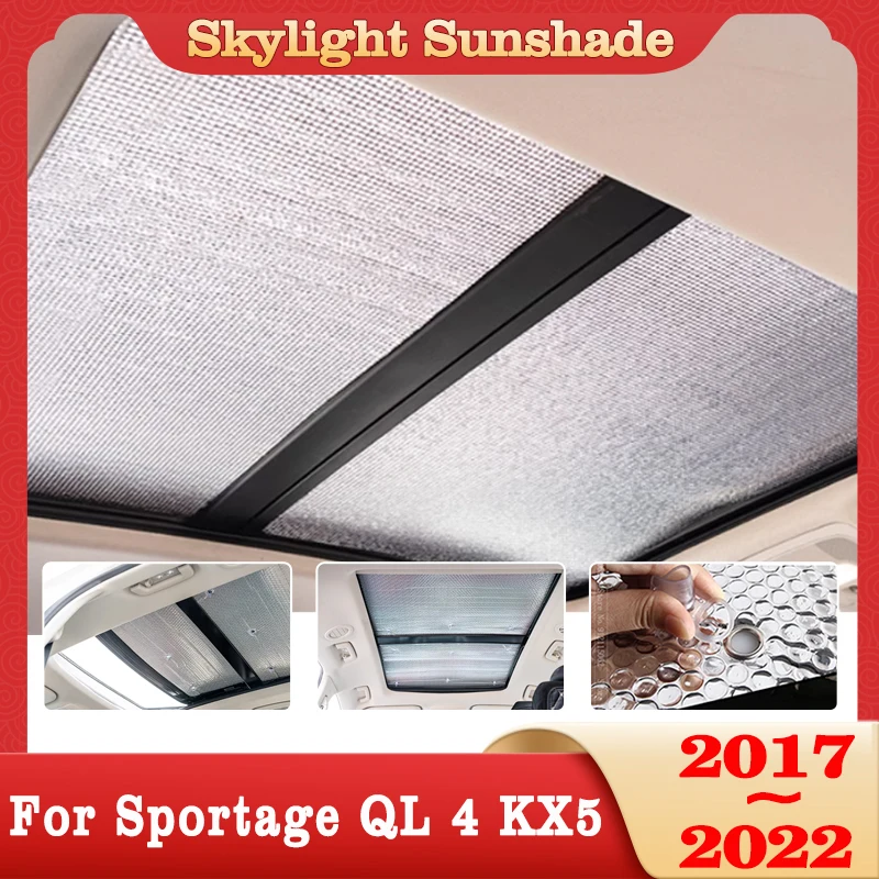 

Car Skylight Sunshade For Kia Sportage QL 4 KX5 2017 2018 2019 2020 2021 2022 2PCS Anti-UV Protecti Sunshade Curtain Accessories