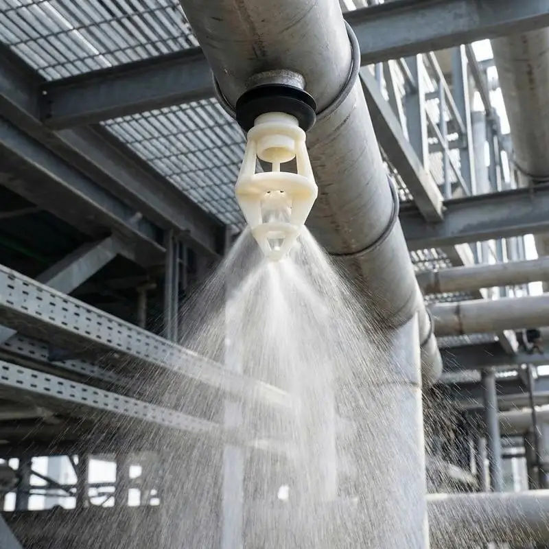 

HOT! ABS 360 Degree Cooling Tower Evaporative Condenser Nozzle With Rubber Gasket BAC Anti-clogging Shower Head