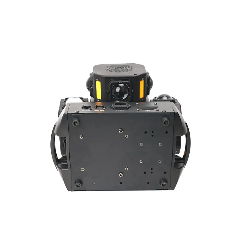200W Four Heads Pattern Gecko Moving Head Light DMX512 Sound Control 360° Multi-Angle Beam Stage Lamp For Nightclub Bar Party