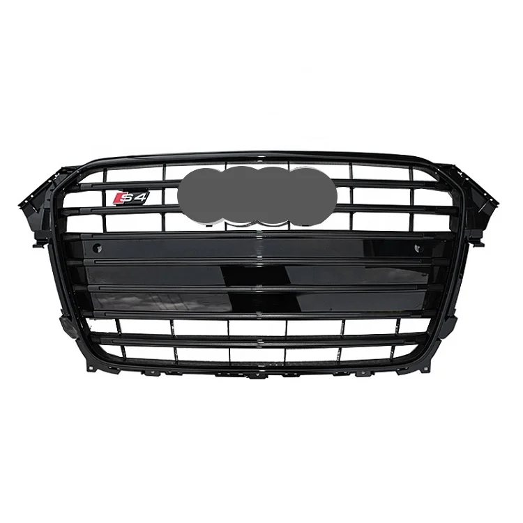 Automotive Parts S4 Style Radiator Grill For Audi A4 B8.5 Facelift Audi S4 Front Bumper Grille 2013 2014 2015 2016