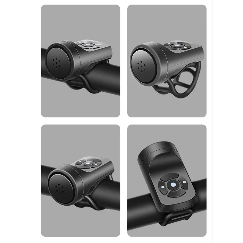 Bicycle Bell Rechargeable Bike Motorcycle Electric Anti-theft Alarm Horn Loud Alarm Ring Bell Road Cycling Accessories image 5