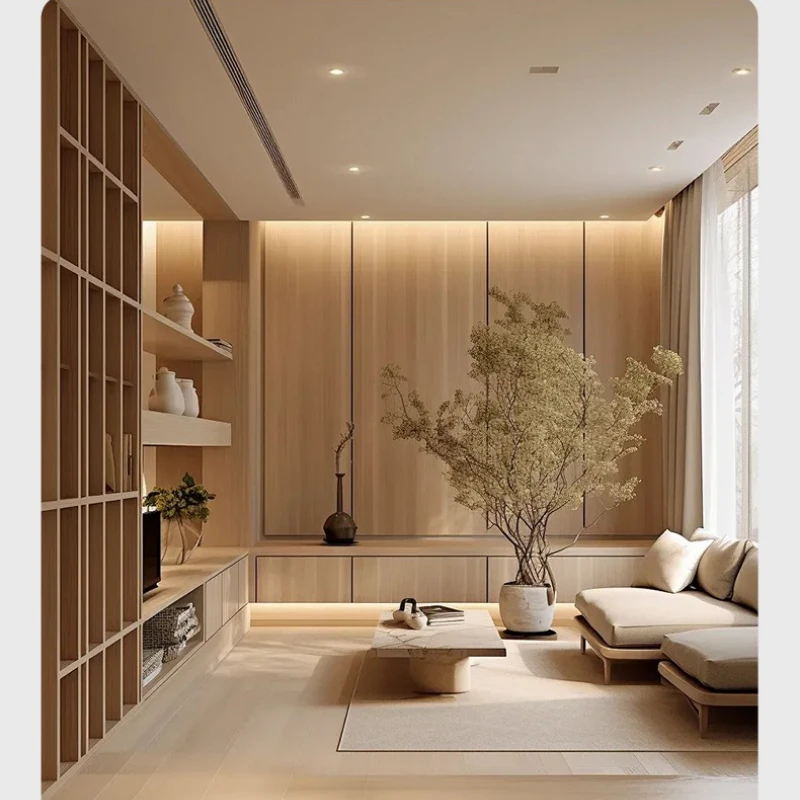 فو الخشب الحبوب خلفيات سماكة لملصقات الخزانة باب خلفية مقاوم للماء تجديد المطبخ ديكور المنزل ملصق #5