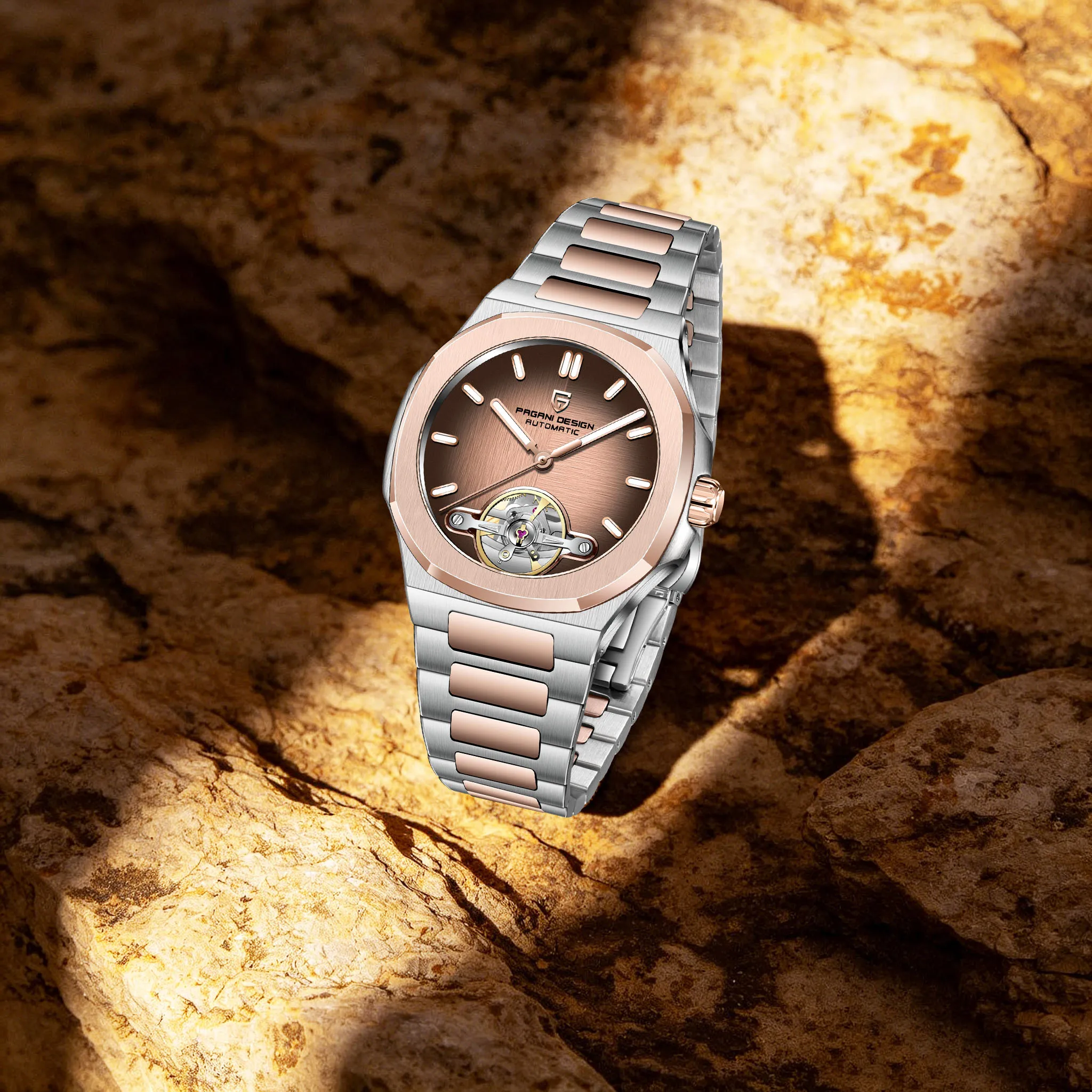 Tourbillon Movement Watch - Orologio Meccanico da Uomo PAGANI DESIGN