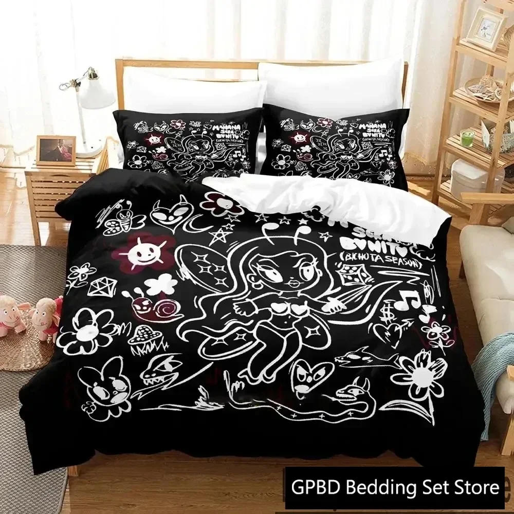 

3D Print Karol G Manana Sera Bonito Bichota Bedding Set Double Twin King Duvet Cover Comforter Pillowcase Boys Girls Adults