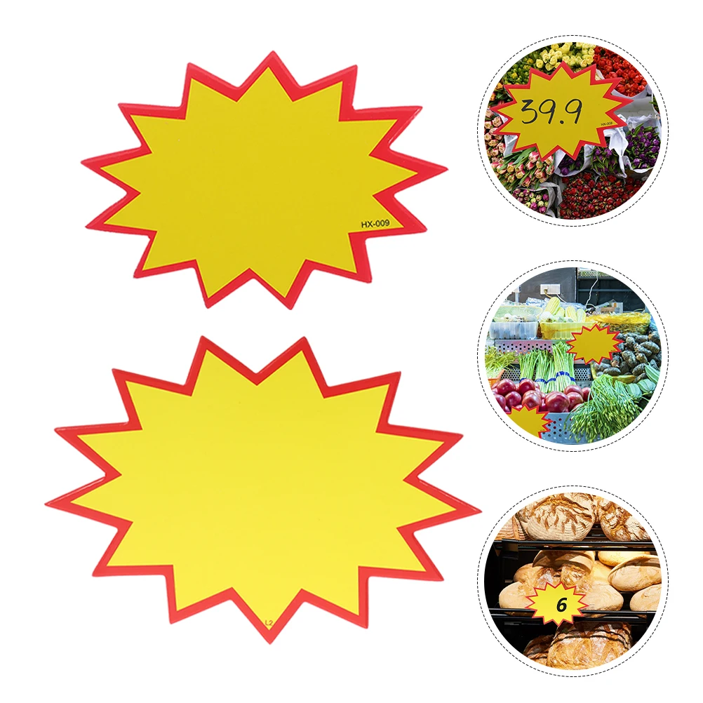 

200 Pcs Price Tag Signs for Blank Tags Labels Retail Sale" Board Pricing Cards Poster Sales List Vegetable