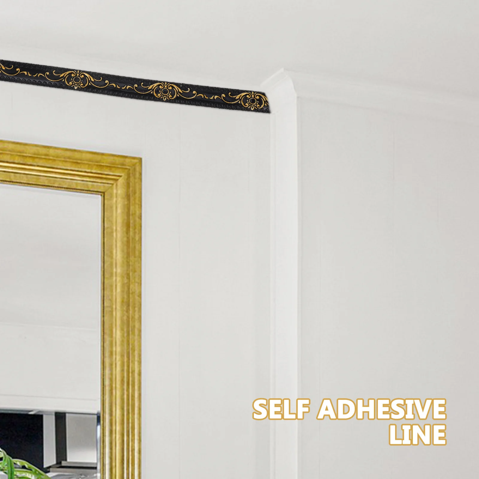 

5 Meter Self Adhesive Wall Edging Strip Flexible Decorative Trim for Ceiling Edge Living Room Wall Border Frame