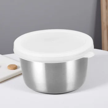 डिपिंग सॉस कप, सलाद ड्रेसिंग कप, ढक्कन के साथ लीक प्रूफ सलाद डिपिंग स्टोरेज बॉक्स, स्टेनलेस स्टील सॉस सीज़निंग कंटेनर 8 best sales सलाद कंटेनर - №7