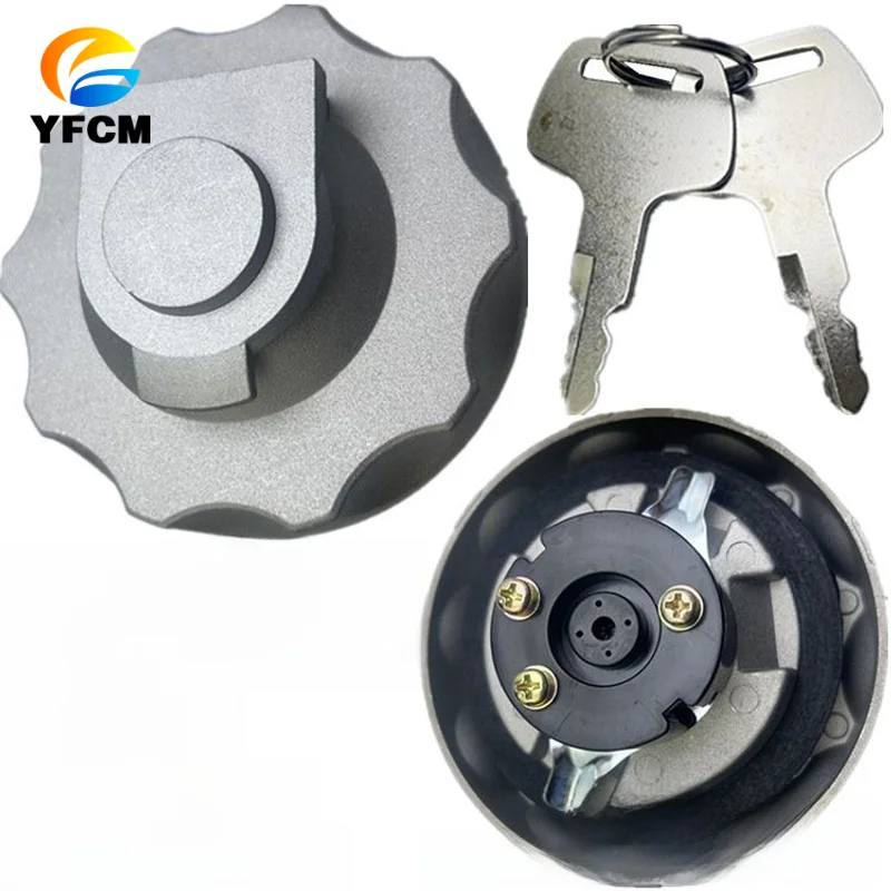 1 pcs Excavator Parts Diesel Fuel Tank Cap for Hyundai Excavator R60 R80 R110 R150 R215 R225-9 Sunward