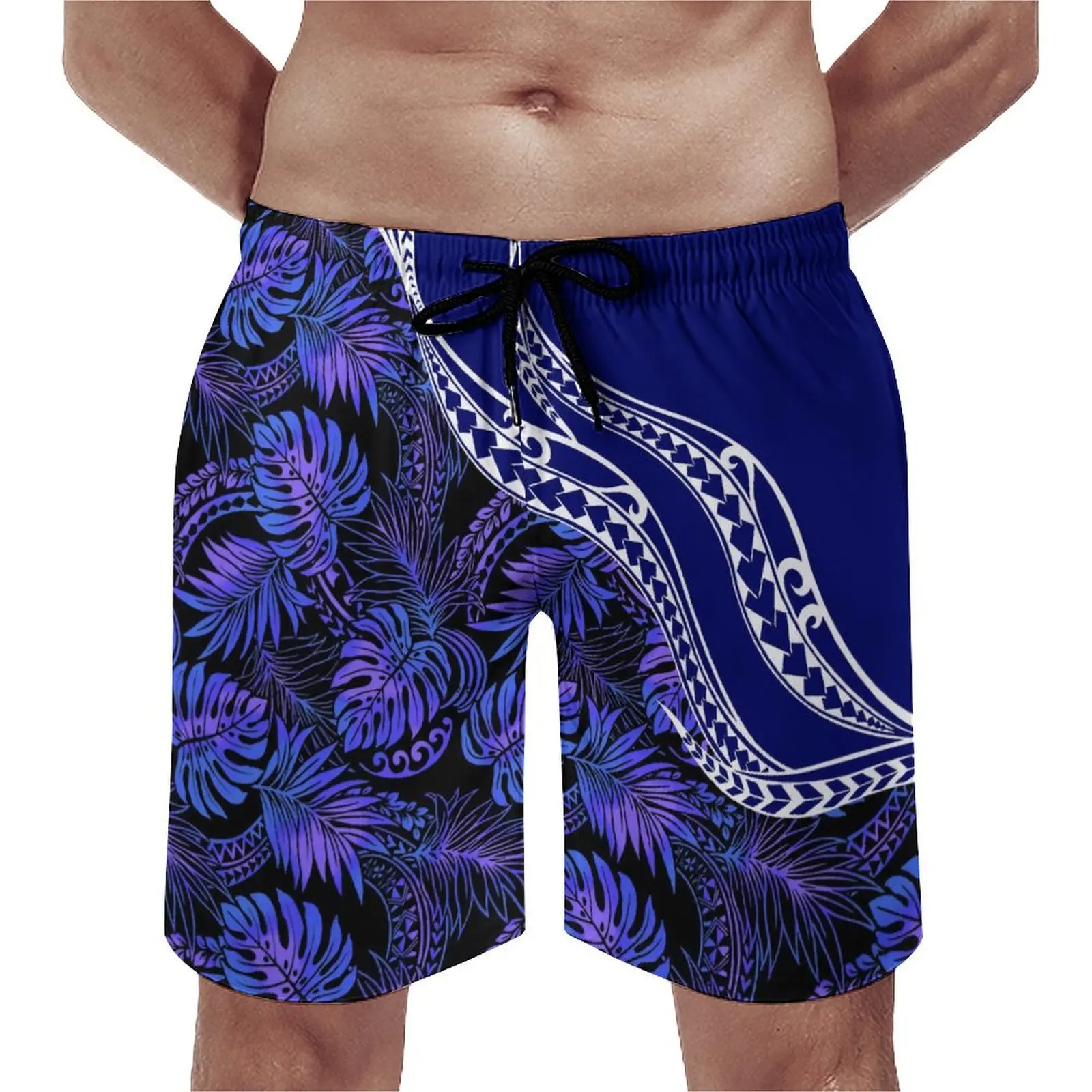 Pool Party Couples Swimsuit Hawaii Beach Vacation Sexy Tie-Up Swimsuit Beach Surf Set 2024 Polynesian Bikini Custom Pattern