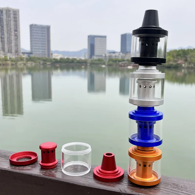 Transparent Acrylic Version Aluminum Molasses Catcher Oil Collect Shisha Chicha Narguile Sheesha Accessories for Hookah Lover