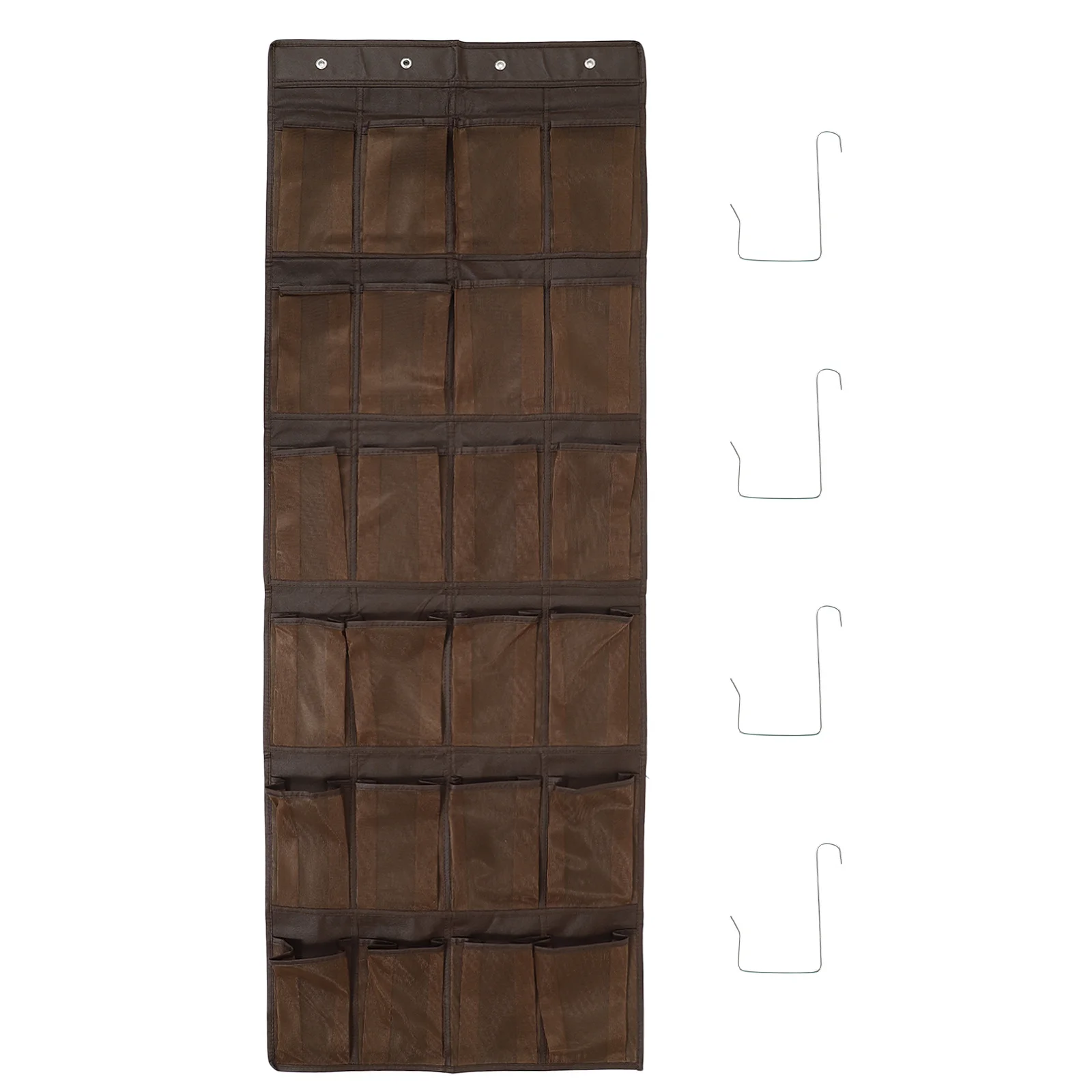 

1Pcs Hanging Storage Bag Non-Woven Multi-Compartment Pouch for Door Wall Mounted Organization Apartment Essential