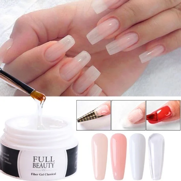 Nail Extension Gel UV LED Jelly Beauty Extended Model Gel Nail Art Varnish Repair Broken Nails Gel Extend Nail Tips