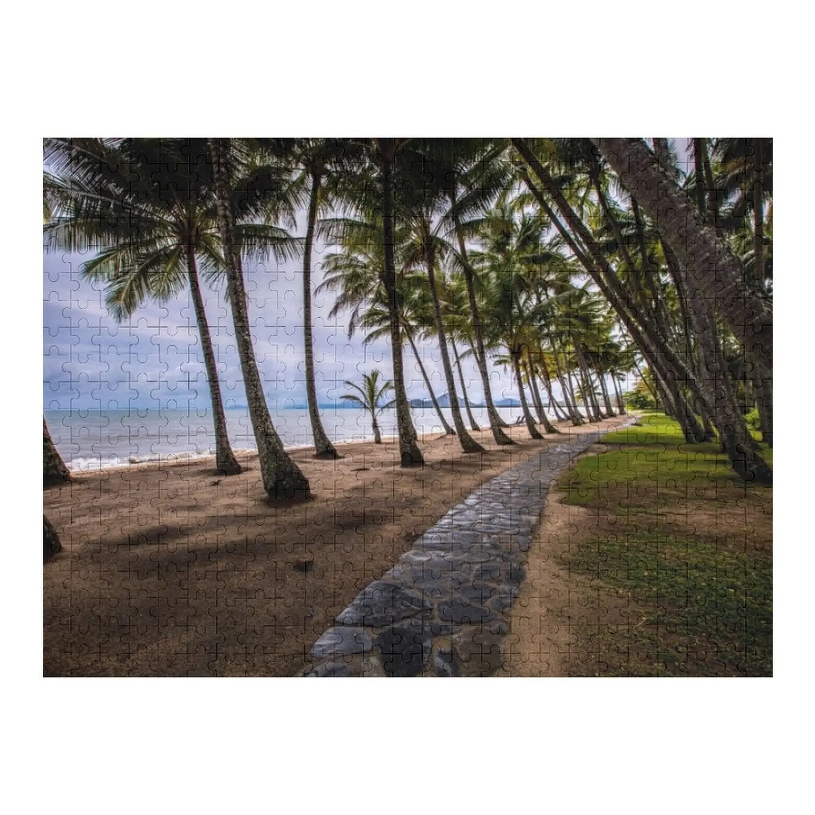 

Тропический рай, Пляж Palm Cove, Квинсленд, Австралия, Пазл, Персонализированный подарок с фотографией, Персонализированный пазл