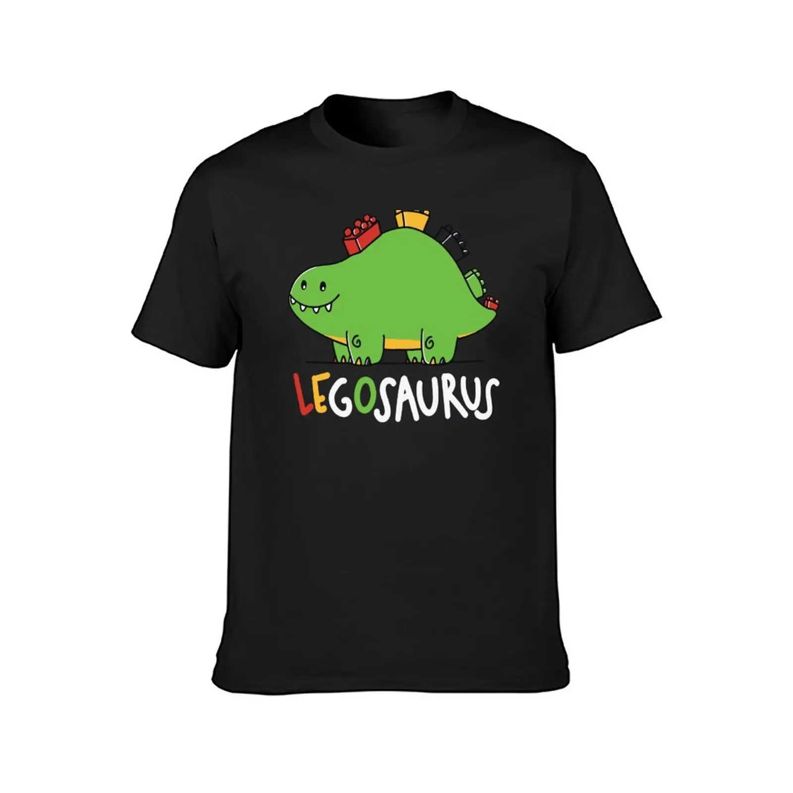 Legosaurus Legos Saurus T-Shirt blacks new edition anime Men's cotton t-shirt