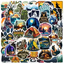 50pcs Outdoor Camping Cartoon Graffiti Stickers Phone Guitar Laptop Notebook Suitcase Water Bottles Waterproof Sticker Gift