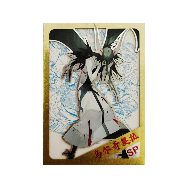 Anime BLEACH Rare SP Reflections Flash Cards Ulquiorra cifer Kuchiki Rukia Toys for boys Collectible Cards Birthday Gifts