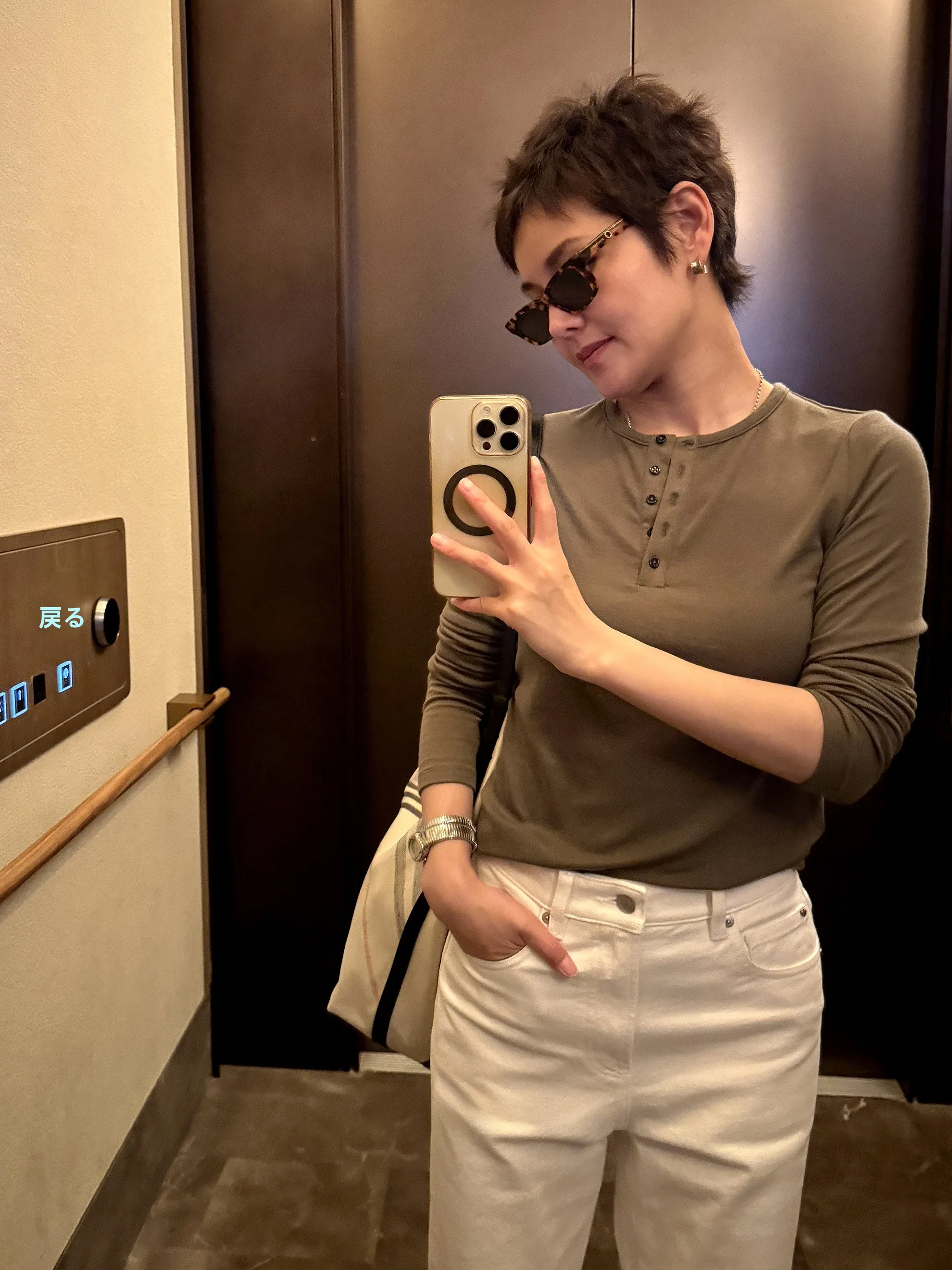 

MsDidion Ultra-Thin Wool Blend Long Sleeve Knitted Henley Top Breathable Sun Protection Cool Feeling Casual Style Women's T-S...