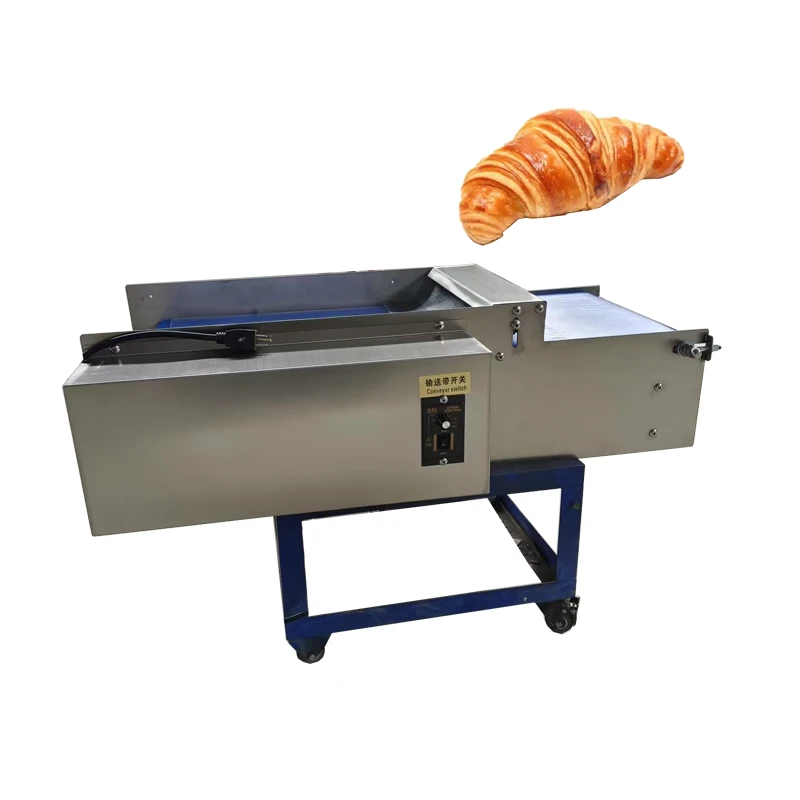 

Low Price Small Automatic Bakery Croissant Machine Puff Pastry Dough Sheeter