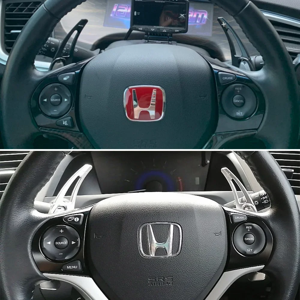 For Honda Civic G9 9th Generation IX FB7 2012 2013 2014 2015 Car Steering Wheel Shift Paddles Shifter Extension Car  Accessories