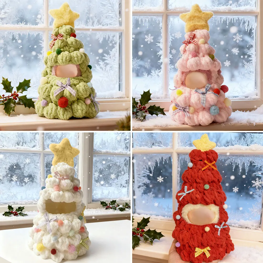 

For 10.5cm/17cm Labubu V1/V2/V3/V4 Doll Clothes Christmas Tree Clothes Sweater Jumpsuit Dolls Cute Decoration Little Clothes