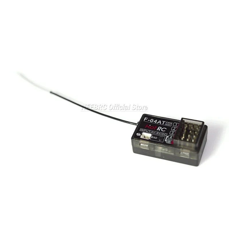 HotRC F-04AT F-06AT F-08AT F-01A F-01AT 4/6/8CH 2.4G 자이로 수신기 RC 자동차 항공기 탱크 보트 용 전압 반환 PWM 램프 제어