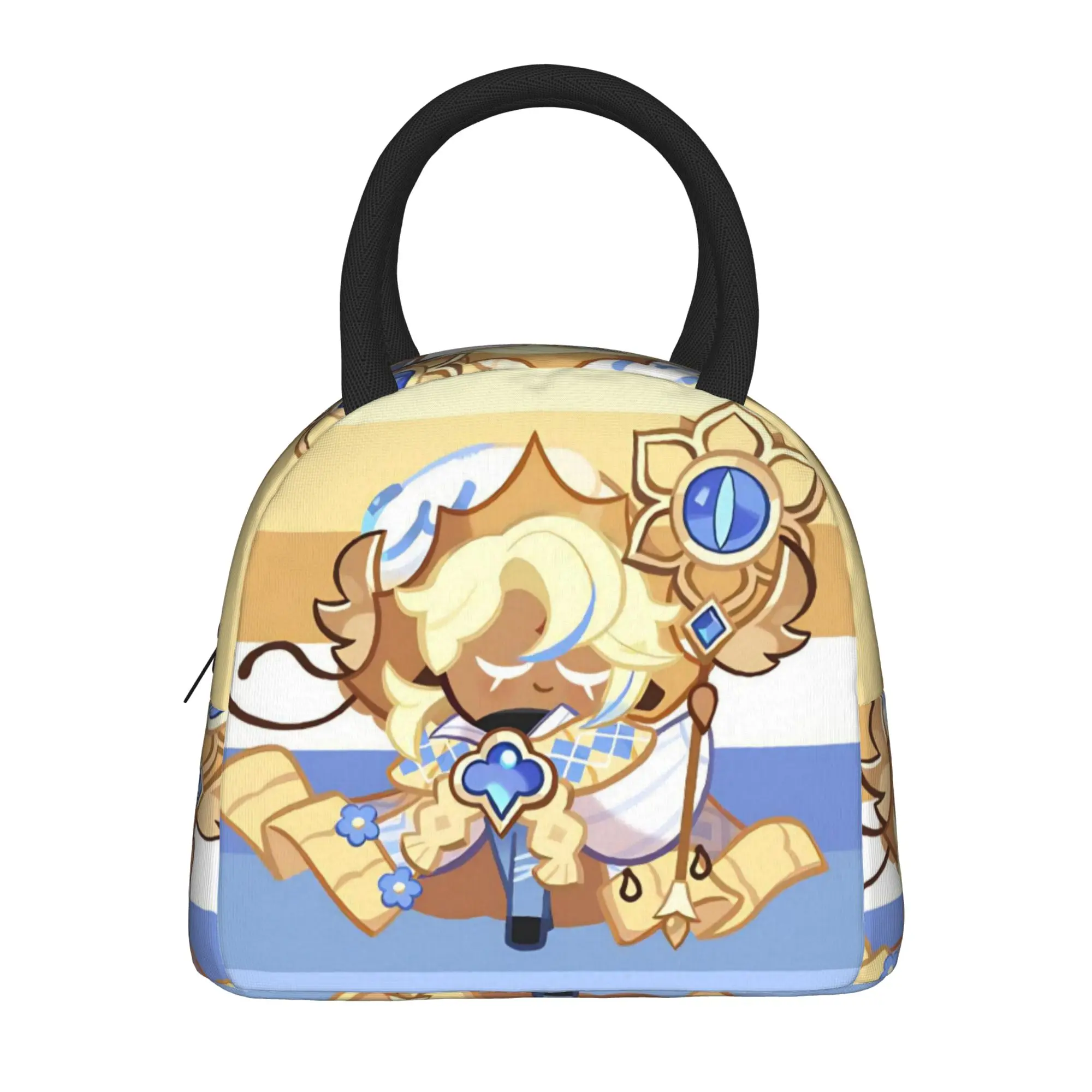 Pure Vanilla Cookie  Insulated Lunch Bag Cooler Bag Meal Container Cookie Run Kingdoms Leakproof Lunch Box Tote Food Bag