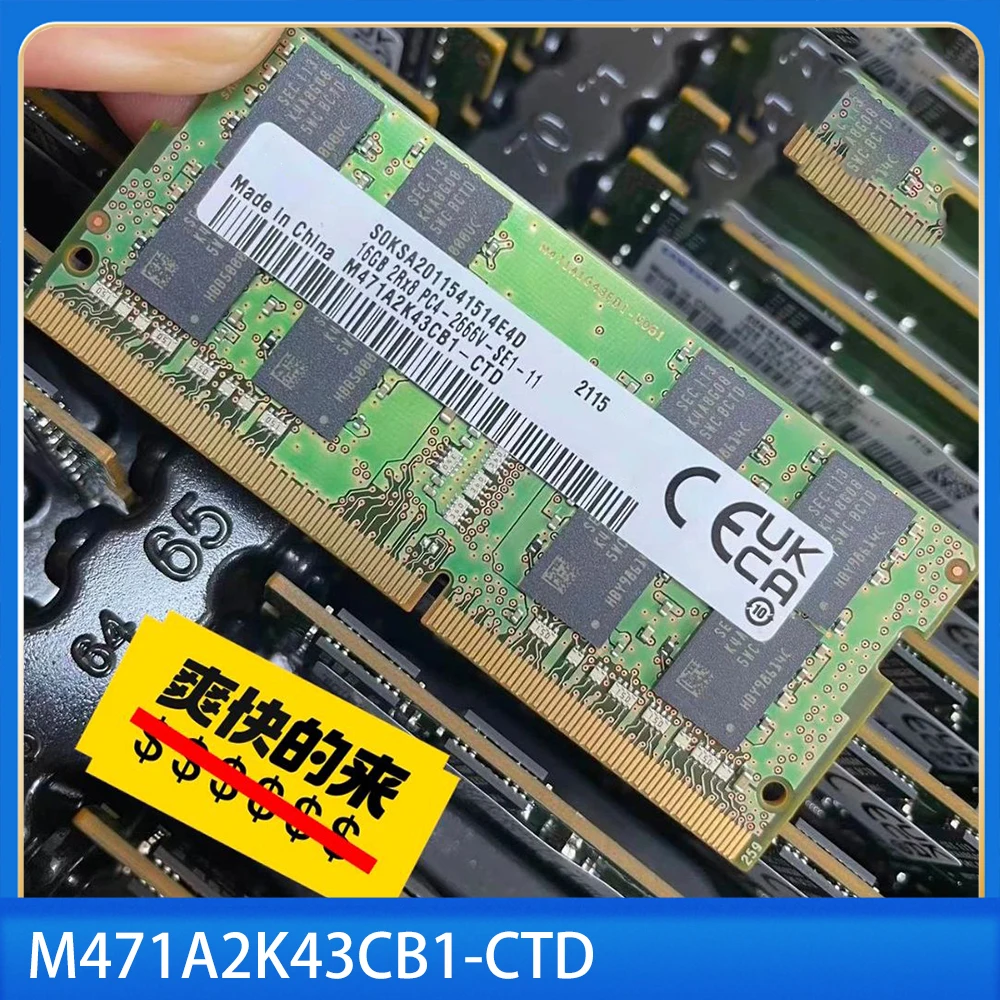 

For Samsung DDR4 16g 2666 notebook memory 16GB-2Rx8-PC4-2666V M471A2K43CB1-CTD