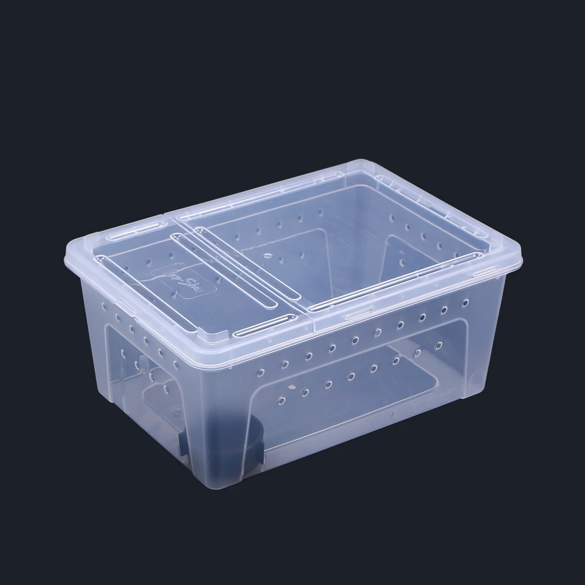 

Reptiles and Breeding Box Plastic Storage Case Feeding Hatching Container for Spider Scorpion Gecko Snake Tortoise (White)