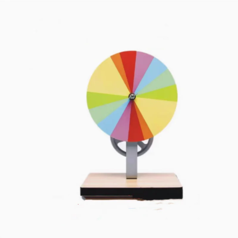 Hand-cranked Newton plates with seven colors  Synthesis of physical light Teaching experiment demonstration instrument