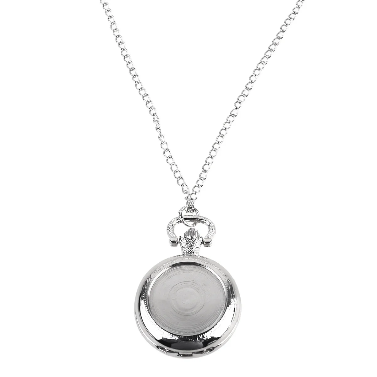 

Vintage Silver Retro Pendant Necklace For Men Women Daily Party Wear Pocket Watch Jewelry Retro Pocket Watch Gift