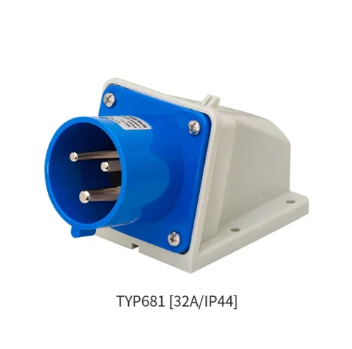 Industrial plug TYP281 5801 3801 2801 581 32A3 core concealed and exposed installation