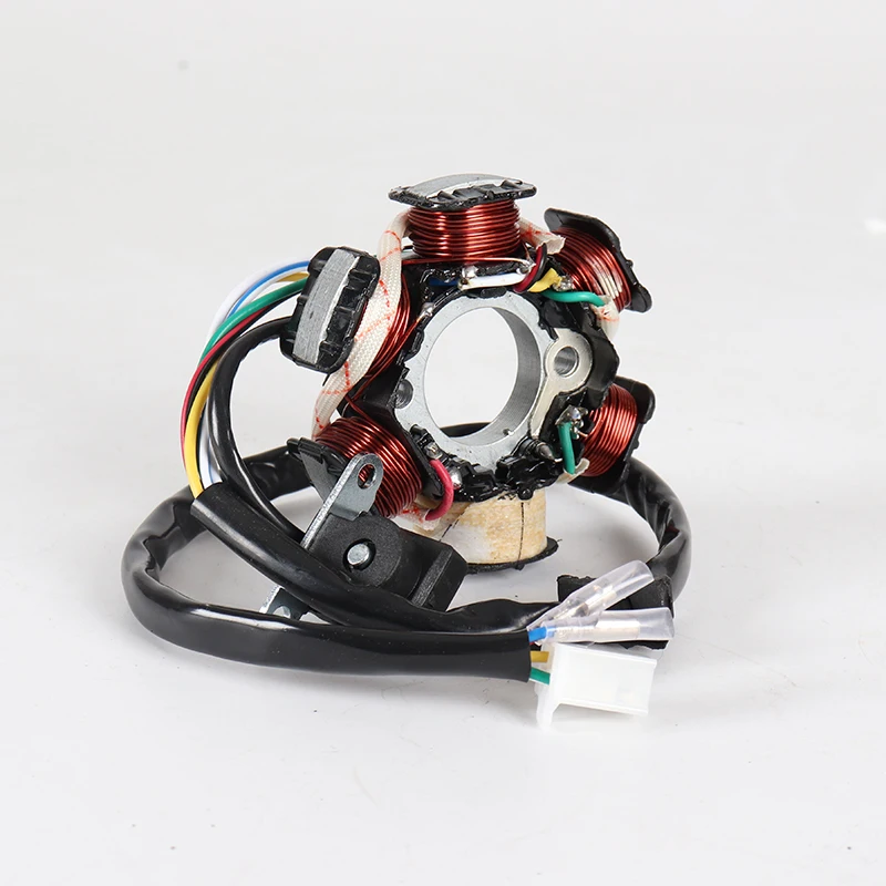 Motorcycle 5 Wire 6 Pole DC For GY6-125 152QMI 157QM Magneto Stator Coil Generator Scooter Moped ATV Dirt Bike Go Carts TaoTao