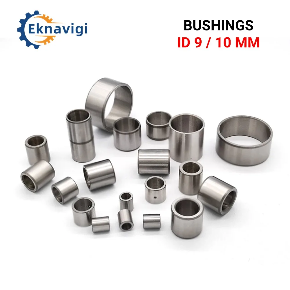 

1PCS Inner Diameter 9 / 10 MM Wear-resistant Steel Sleeve GCR15 Bearing Steel Drill Sleeve Machinery Multi Purpose Bushing