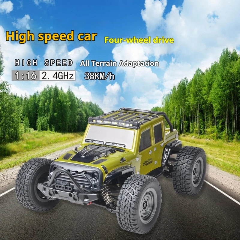 New SCY 16103 RC Car Full-Scale Off-Road High-Speed RC Car 70KM/H Four-Wheel Drive Jeep Car Model Boy Birthday Gift Toys