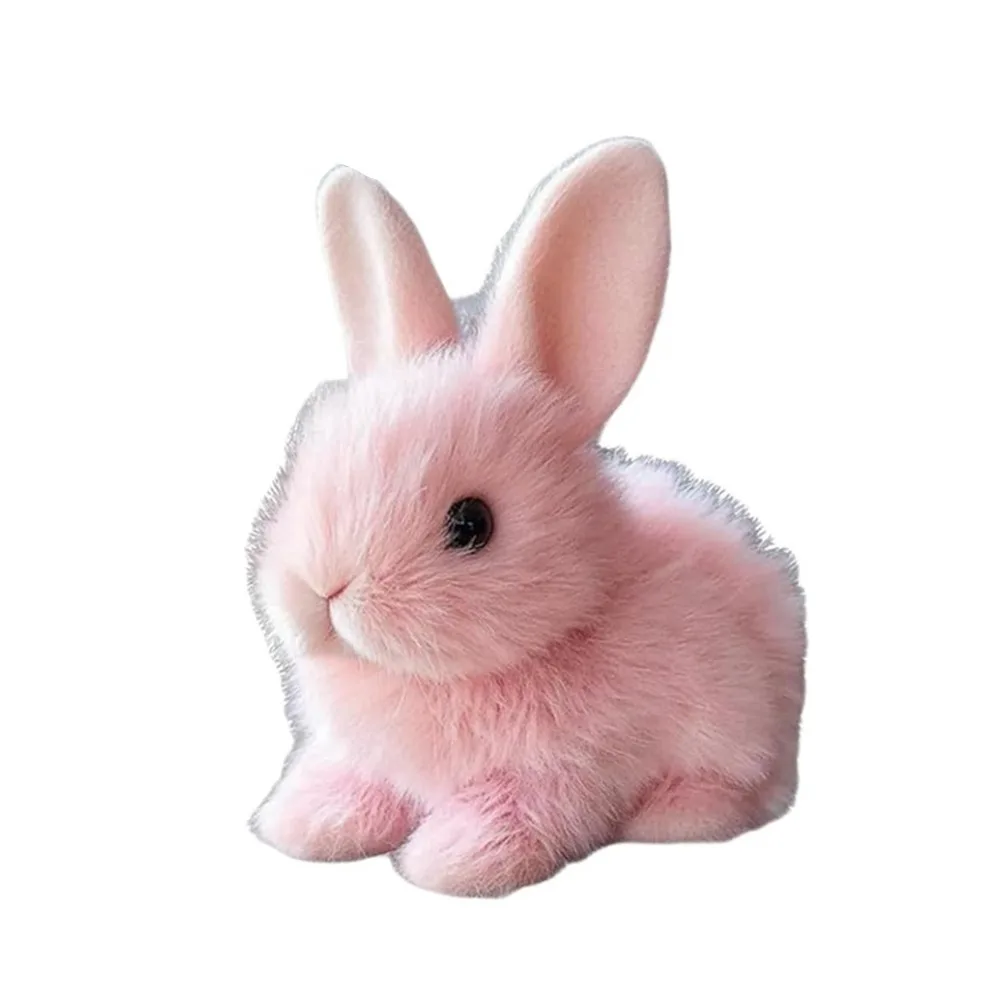 Adorable with Sounds and Movements Easter Electric Rabbit Lifelike Interactive Bunny My Realistic Bunny