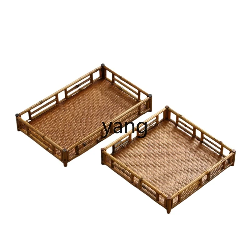 

CX large paint tea set fence storage tea tray Chinese square dry brew tea tray